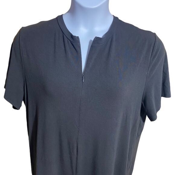 Black Short Sleeve Jumpsuit - Picture 6 of 12